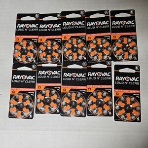 Rayovac Hearing Aid‎ Batteries Lot Size 13